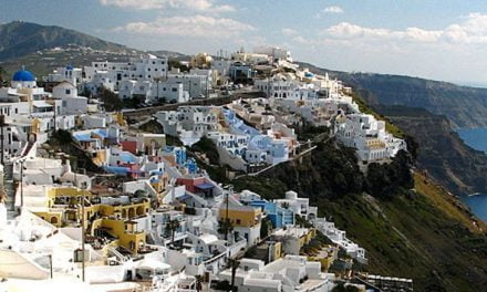 Santorini: sustainable architecture and art of the human genius