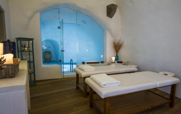 spa in cave house iconic santorini